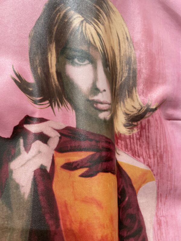 Prada mini abito “poster” taglia 40 It. - rosa fenicottero- - immagine 5