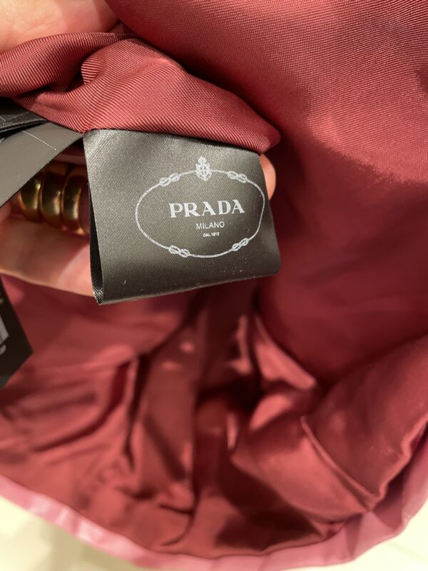 Prada mini abito “poster” taglia 40 It. - rosa fenicottero- - immagine 11