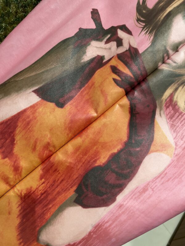 Prada mini abito “poster” taglia 40 It. - rosa fenicottero- - immagine 9