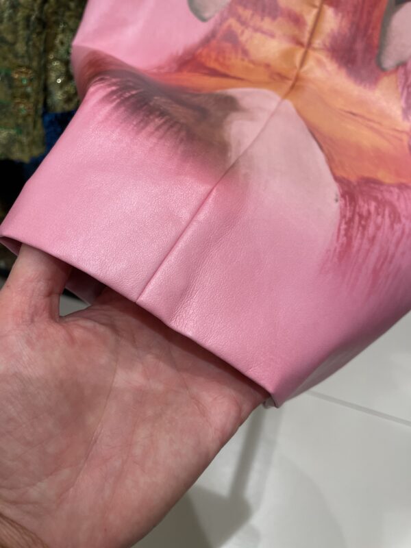 Prada mini abito “poster” taglia 40 It. - rosa fenicottero- - immagine 12