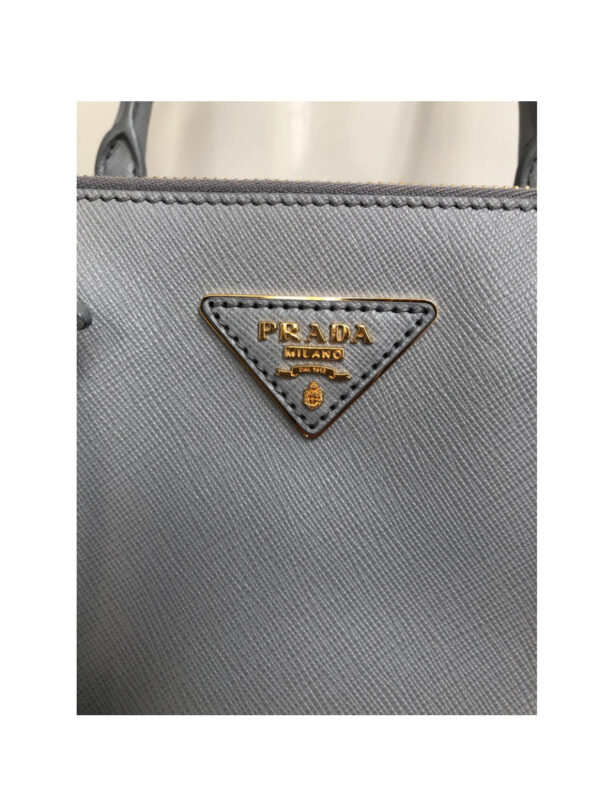 Prada Borsa Galleria Large - grigio - - immagine 2