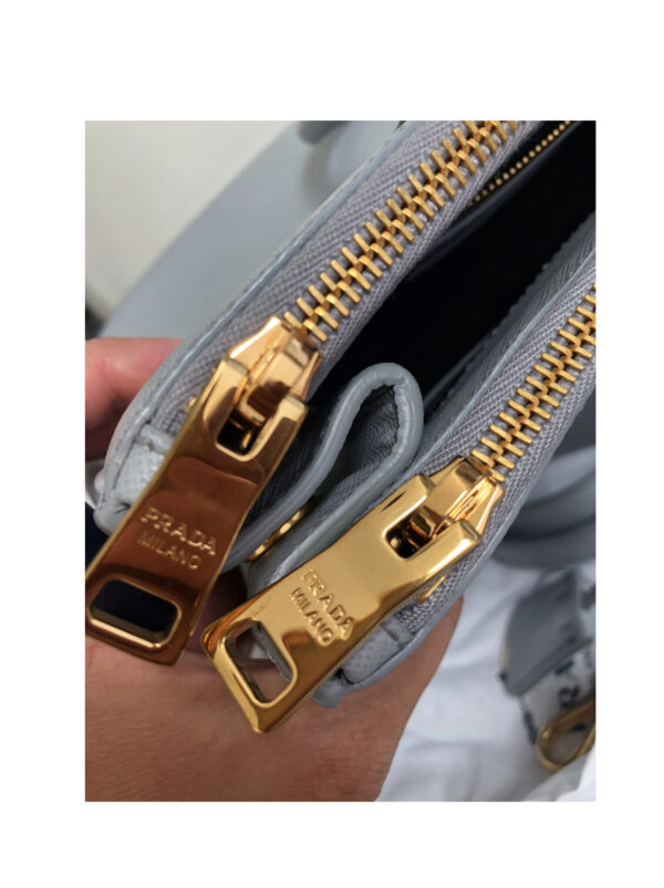 Prada Borsa Galleria Large - grigio - - immagine 4