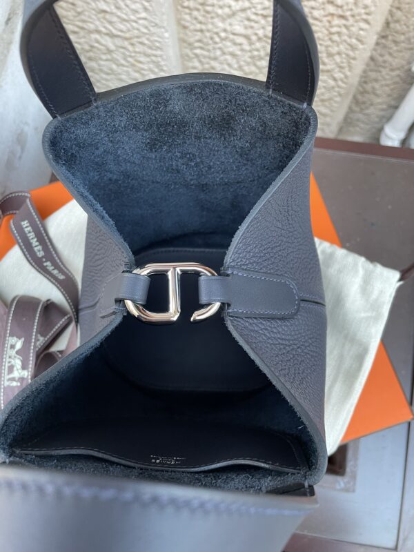 Hermès  Borsa In-the-Loop 18- blu- - immagine 3