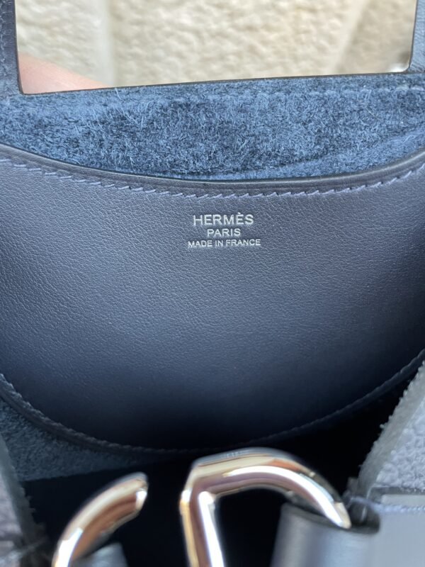 Hermès  Borsa In-the-Loop 18- blu- - immagine 4