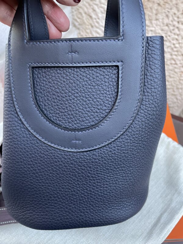 Hermès  Borsa In-the-Loop 18- blu- - immagine 7