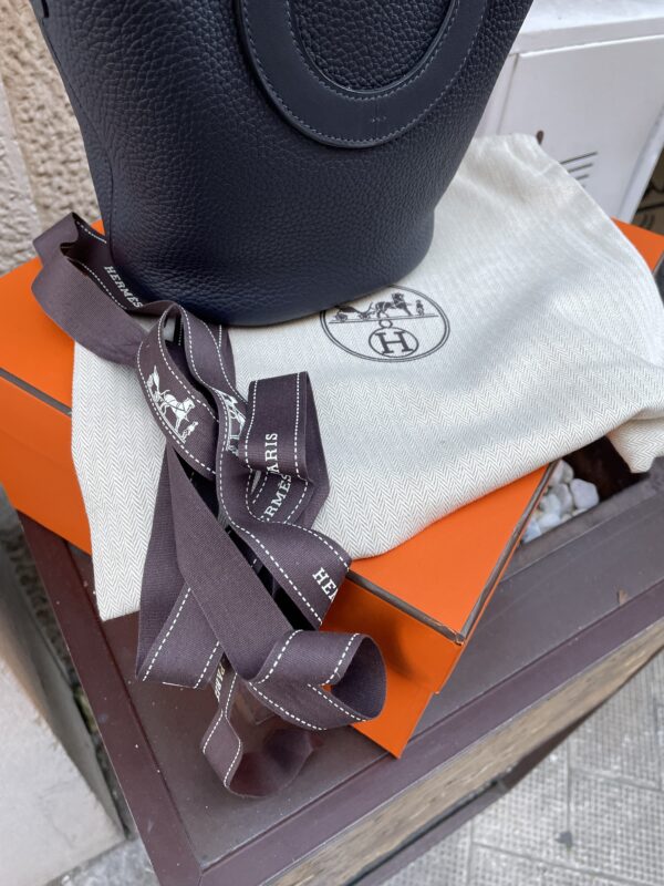 Hermès  Borsa In-the-Loop 18- blu- - immagine 10