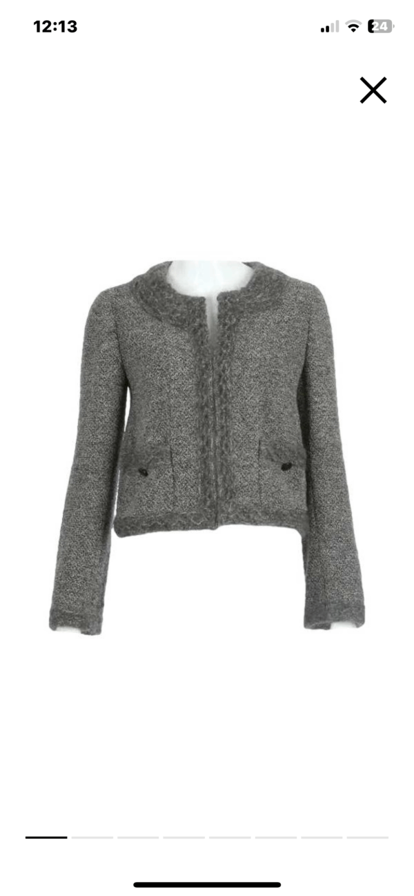 Chanel Giacca in Maglia 98A Fr. 40 - Grigio -