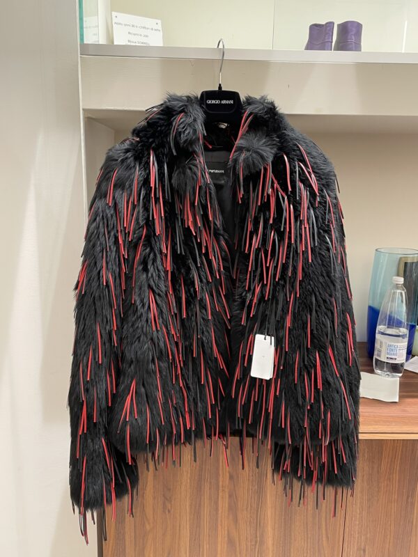 Eporio Armani cappotto in pelliccia finta - IT. 44- - immagine 6