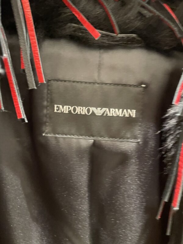 Eporio Armani cappotto in pelliccia finta - IT. 44- - immagine 3