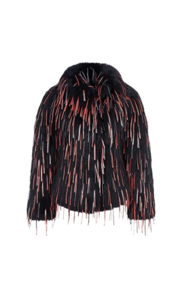 Eporio Armani cappotto in pelliccia finta - IT. 44-