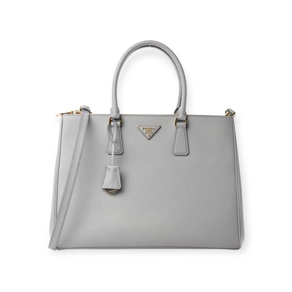 Prada Borsa Galleria Large - grigio -