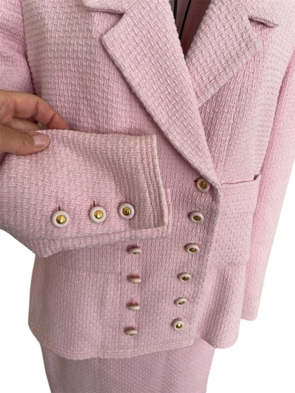 Chanel Tailleur Giacca e Gonna Collezione 96C - rosa - - immagine 7